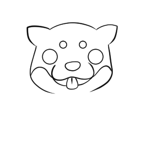 柴犬 イラスト 簡単