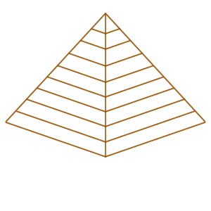 ピラミッド イラスト 簡単