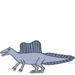 スピノサウルスのイラストの簡単な書き方 手書きで描くポイントは?