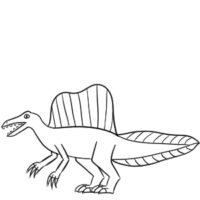 スピノサウルス の 書き方