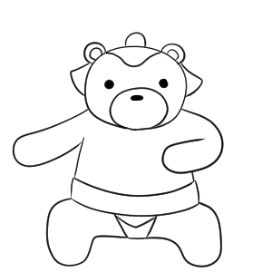 相撲 イラスト 簡単