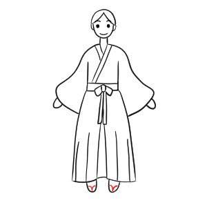 巫女 イラスト 簡単 描き方