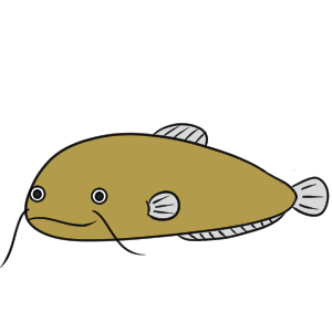 ナマズ イラスト 簡単