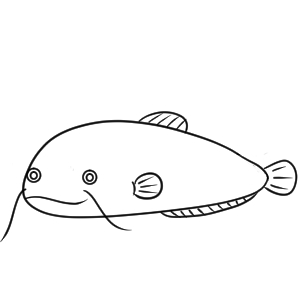 ナマズ イラスト 簡単