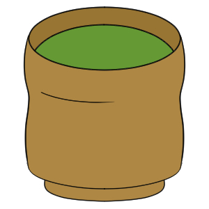 抹茶 イラスト 簡単