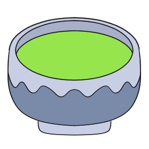 抹茶 イラスト 簡単