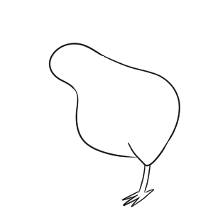 キウイ イラスト 手書き 書き方