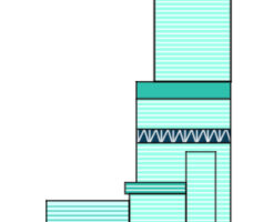 あべのハルカス イラスト 簡単