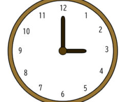 時計 イラスト 手書き