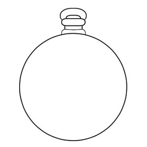 アリス 時計 イラスト 簡単