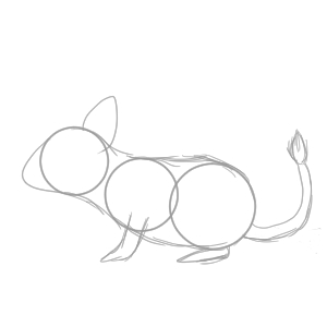 デグー イラスト 簡単
