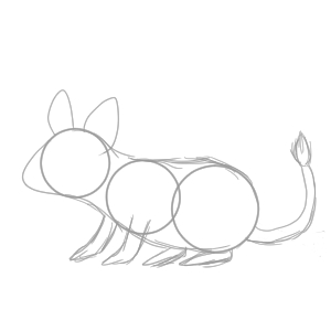 デグー イラスト 簡単