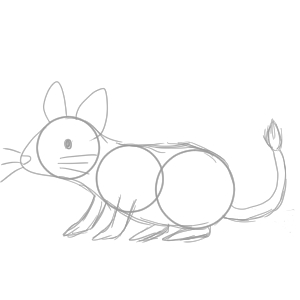 デグー イラスト 簡単
