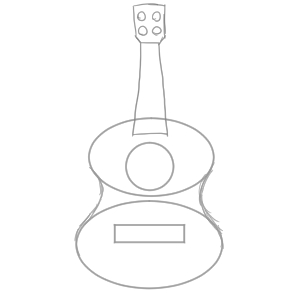 ウクレレ イラスト 手書き 簡単